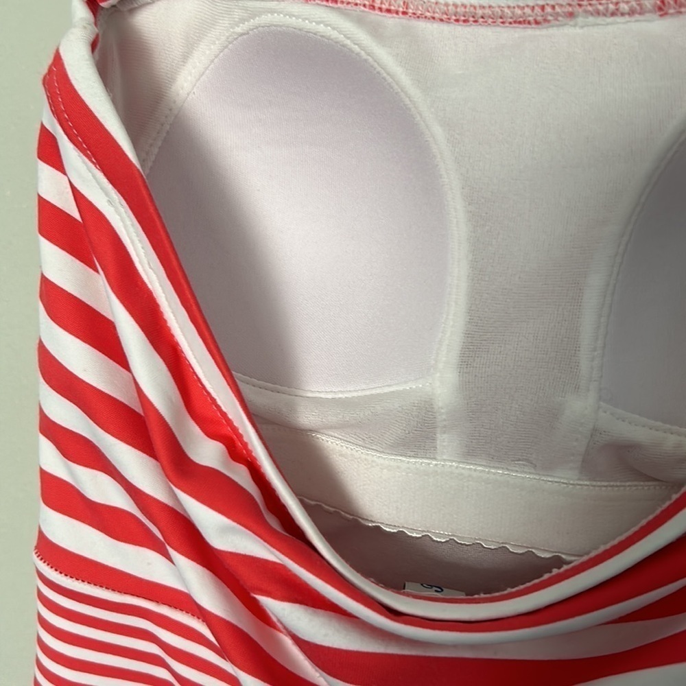 NWT Tommy Bahama Breaker Bay Stripe Bandeau one piece swimwear. Women’s size 4. - Picture 7 of 10